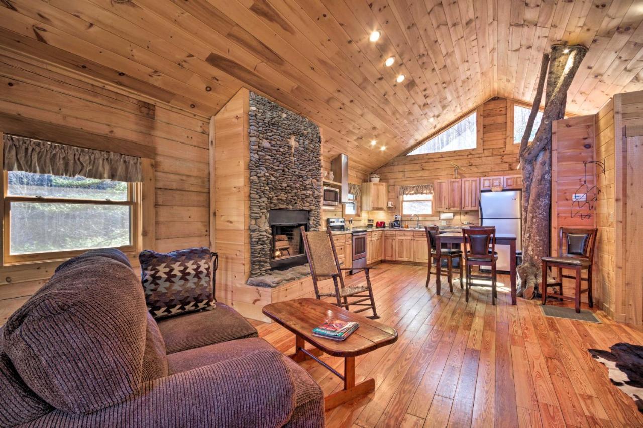 Bryson City Cabin With Wraparound Deck And Hot Tub Luaran gambar
